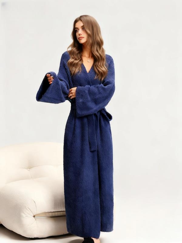 Women's Double-Sided Fleece Robe