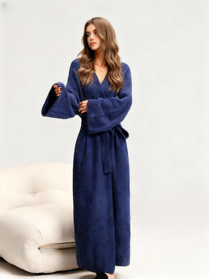 Women's Double-Sided Fleece Robe