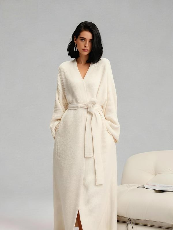 Women's Double-Sided Fleece Robe